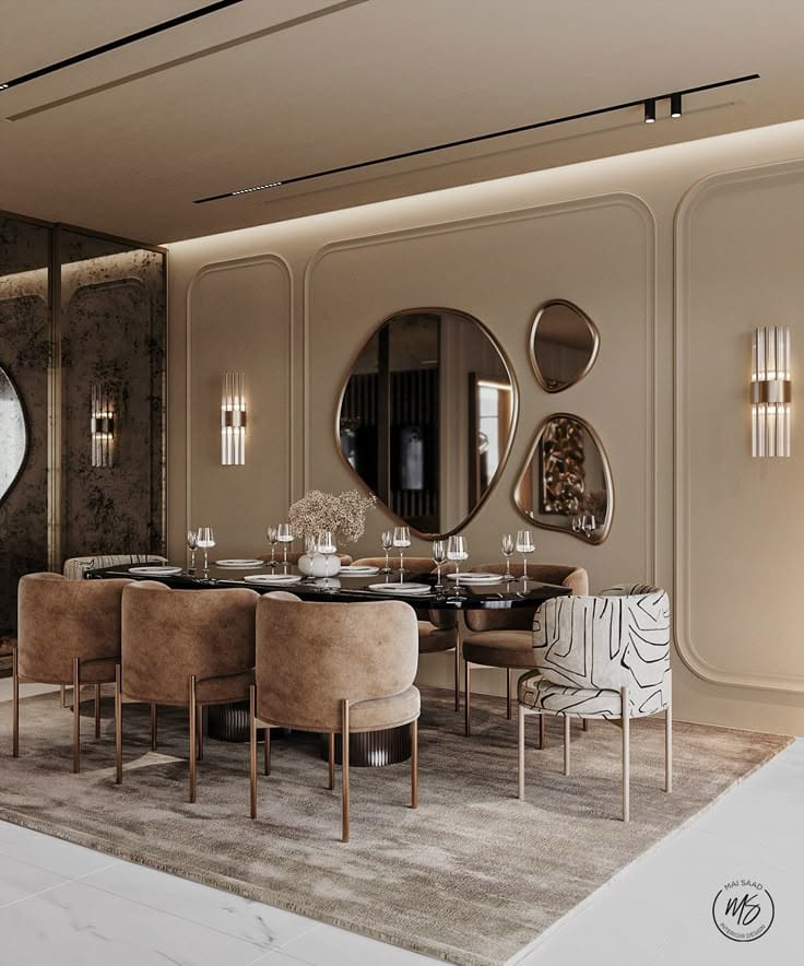 Dining lighting detail